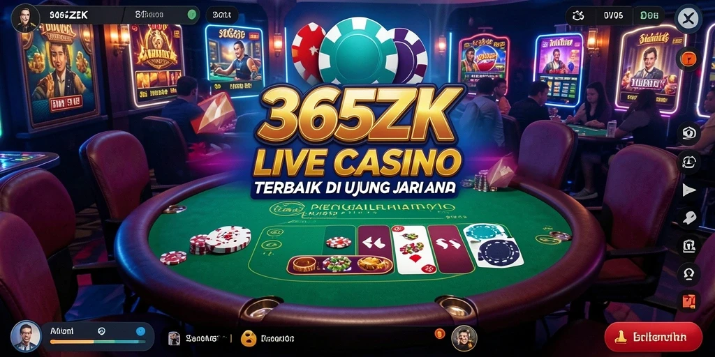Gameplay Live Casino yang memukau dan interaktif di 365ZK.