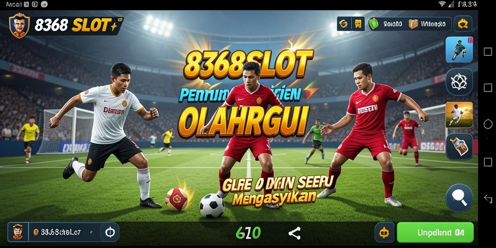 Tangkapan layar 8368SLOT menampilkan pertandingan olahraga yang mendebarkan.