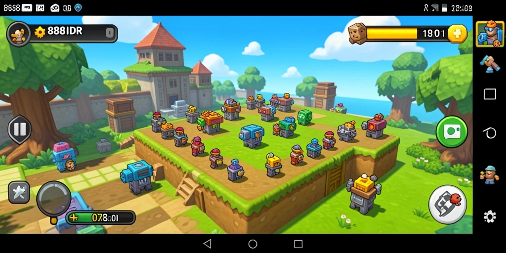 Tampilan gameplay 888IDR dengan teka-teki yang menarik dan menantang.