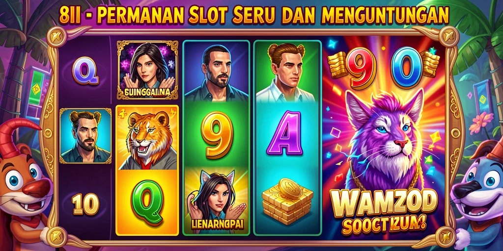 Tampilan gameplay dari 8II yang mengasyikkan dan penuh warna.