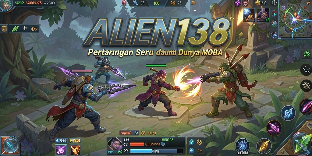 Tampilan gameplay seru di ALIEN138 dengan pertarungan intens.