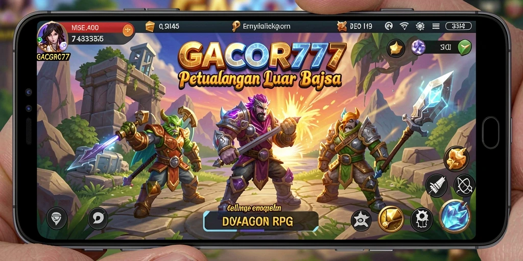 Gameplay seru dalam GACOR777 menampilkan aksi RPG yang menarik.