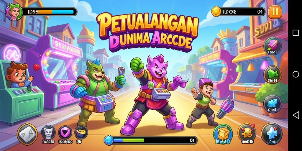 Tampilan gameplay menarik dari ID098 yang penuh aksi.