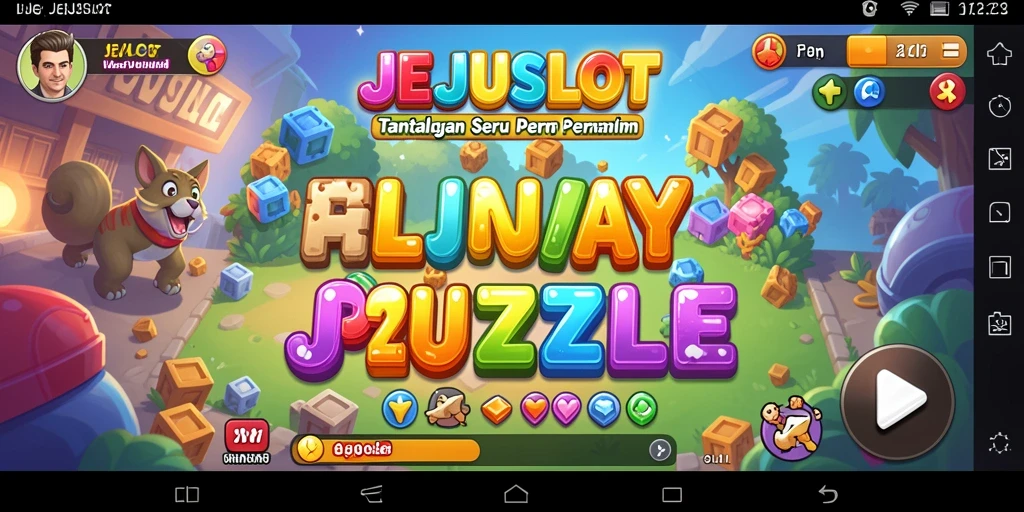 Tampilan gameplay JEJUSLOT yang menarik dan penuh warna.