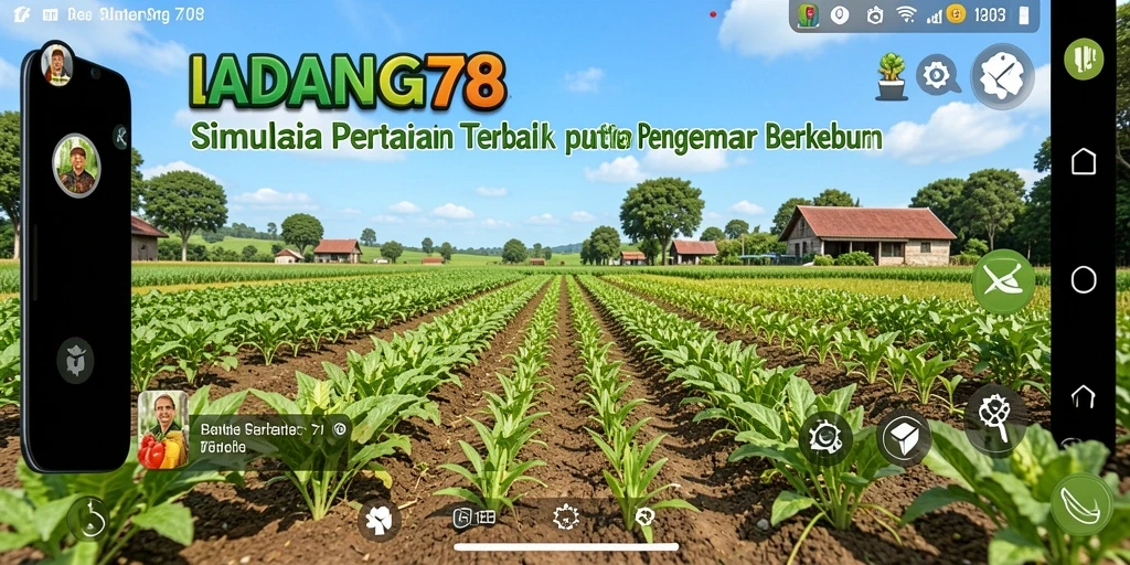 Gameplay menarik dengan pengalaman bertani yang seru.