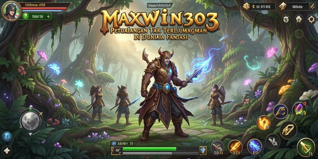 Screenshot gameplay MAXWIN303 menampilkan eksplorasi dunia petualangan yang memikat.