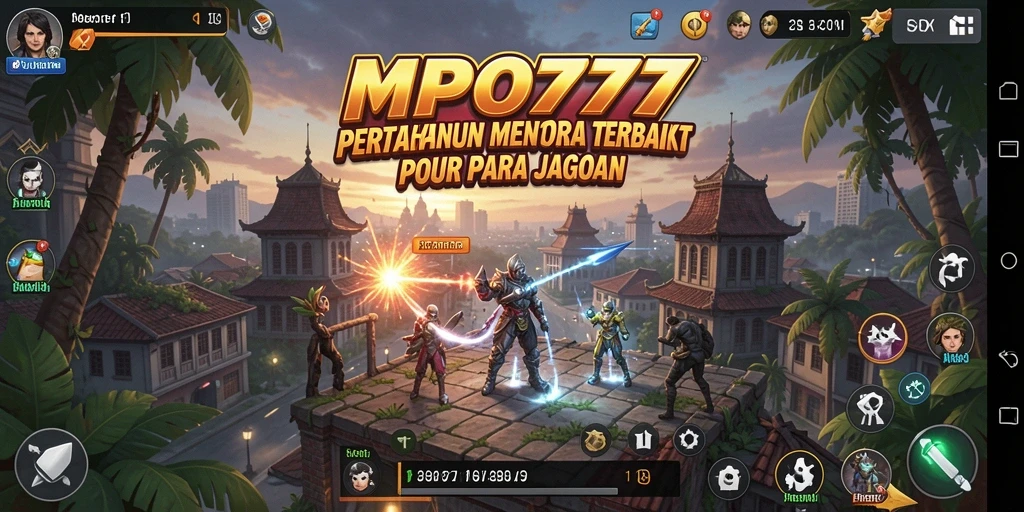 Tangkapan layar game MPO777 menampilkan aksi seru Tower Defense.