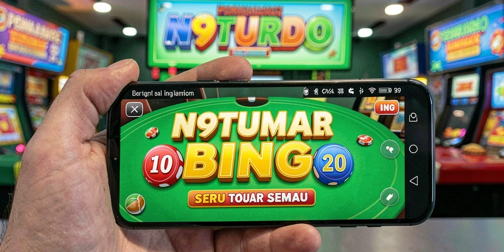 Tampilan gameplay N9TURBO dengan suasana Bingo yang meriah.