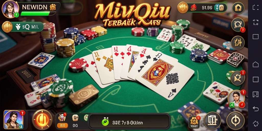 Tampilan gameplay QiuQiu yang seru dan mendebarkan di NEWIDN.