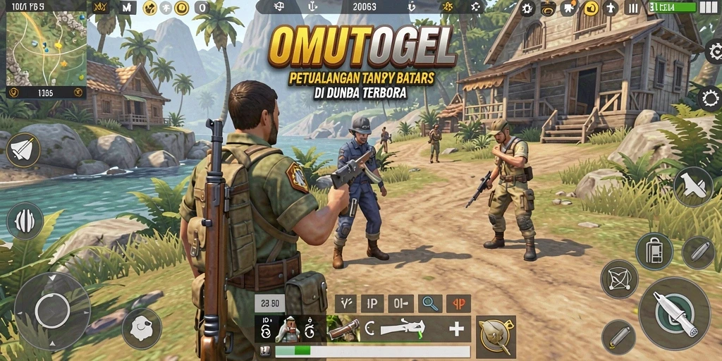 Tampilan gameplay yang mengasyikkan di dunia terbuka OMUTOGEL.