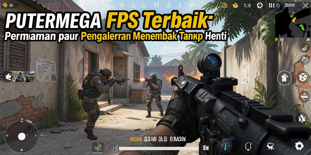 Tampilan aksi menegangkan dari gameplay PUTERMEGA.