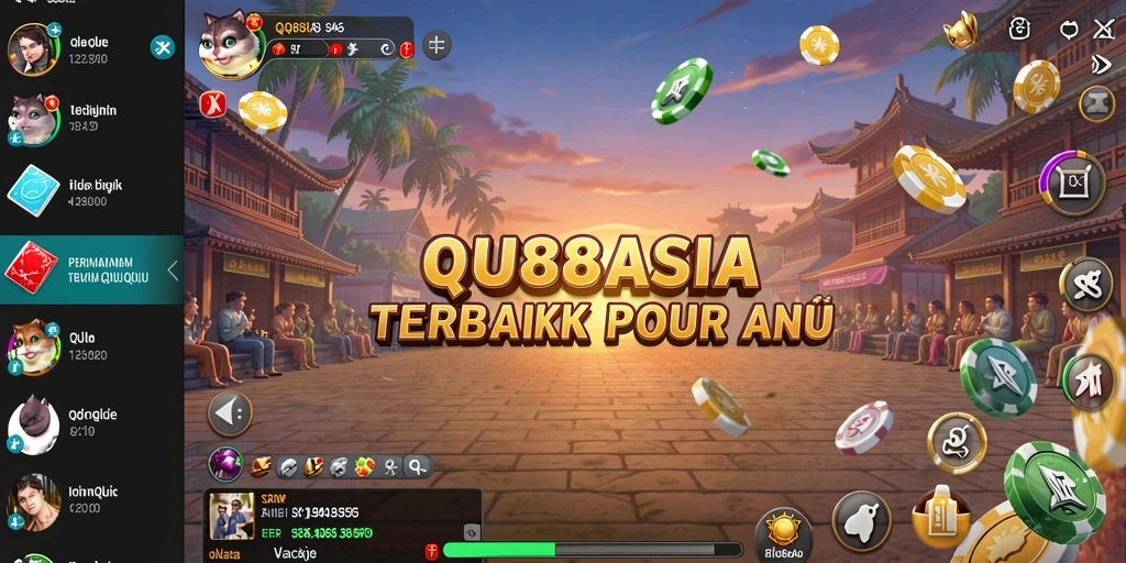 Tampilan seru dari gameplay QiuQiu di QQ88ASIA.