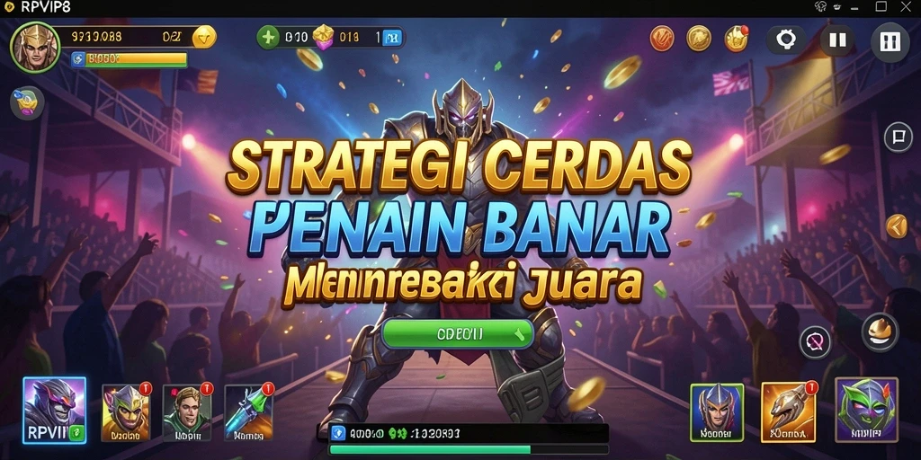 Tampilan gameplay seru dan strategi dalam RPVIP8.