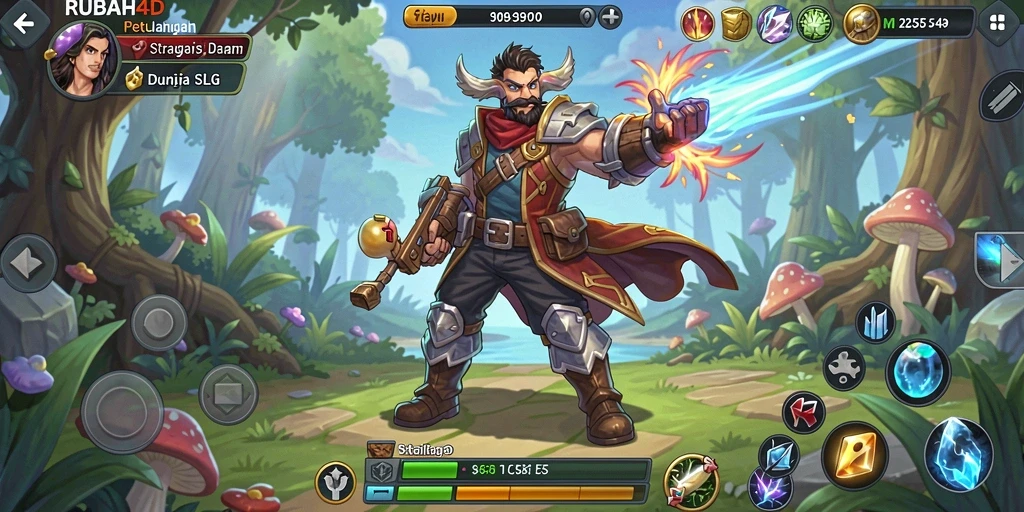 Screenshot utama RUBAH4D menampilkan aksi gameplay seru di dunia SLG.