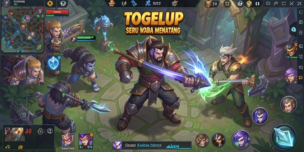 Gameplay seru MOBA dengan grafik menawan di TOGELUP.